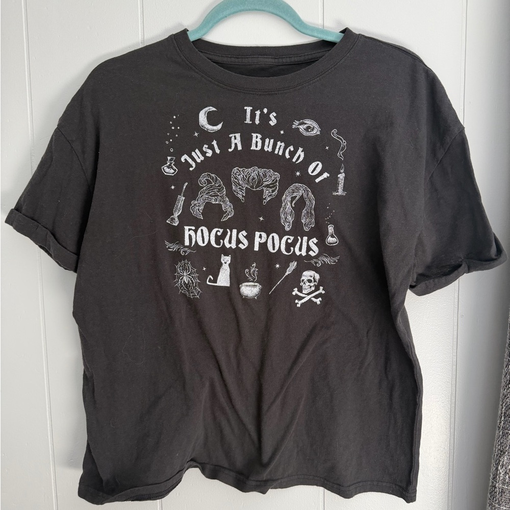 Disney Hocus Pocus Graphic Tee “It’s Just A‎ Bunch of Hocus Pocus” Black XL